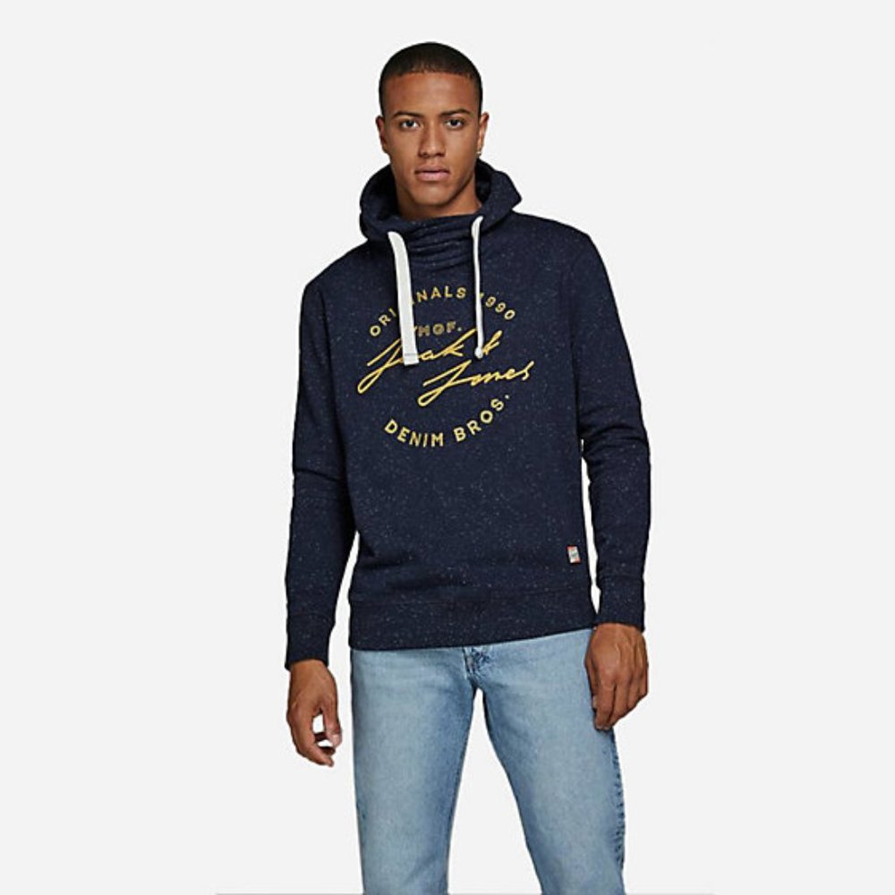 Jack & Jones Men's Jorreuben Sweat Hood Small